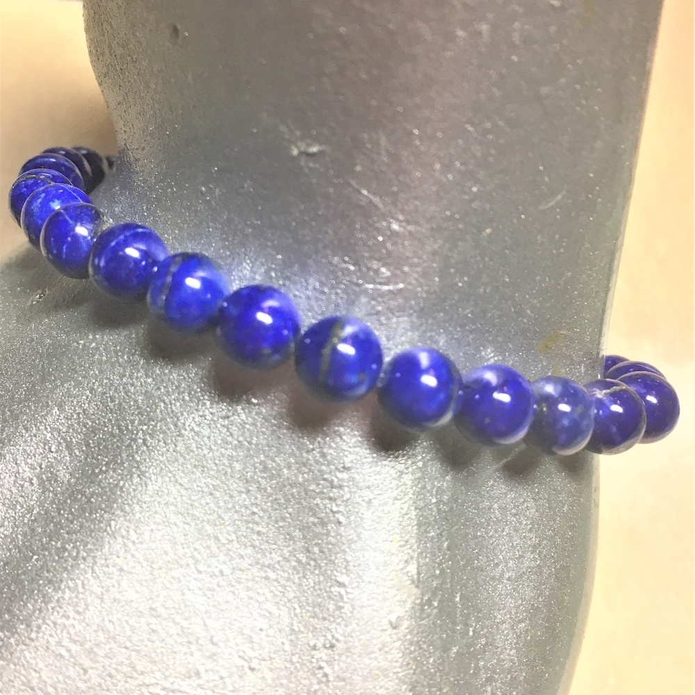 Lapis Stretch Bracelet #1333